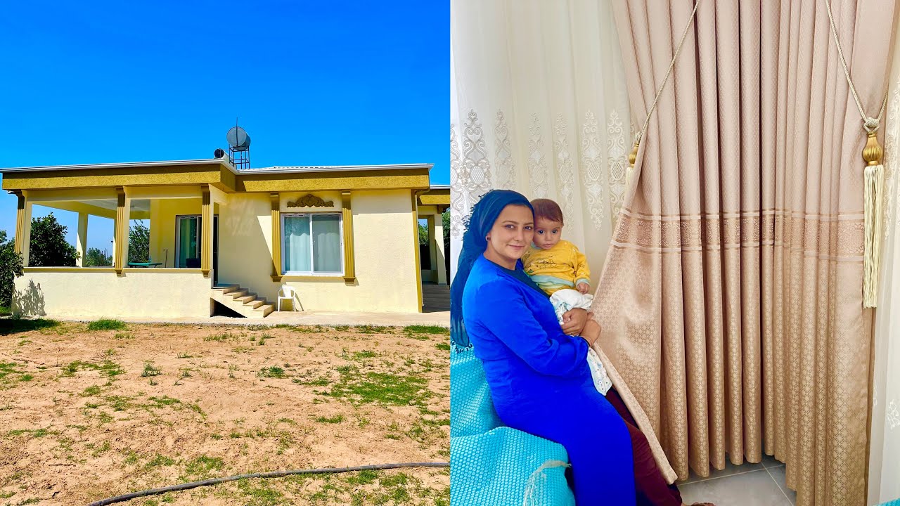 YENİ YAPILAN SÜPER KÖY EVİ 😱 YENİ PERDELERE BAYILACAKSINIZ ~ YENİ EV TURU