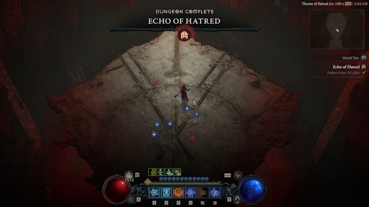 Diablo 4 - Ball Lightning Sorcerer Solo NM100 + Lilith + All Uber Bosses Season 2 Patch 1.2
