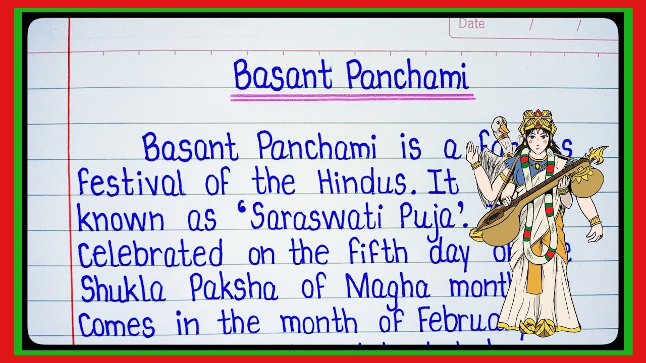 Essay On Basant Panchami/Essay On Basant Panchami in english/Vasant Panchami l Basant Panchami essay