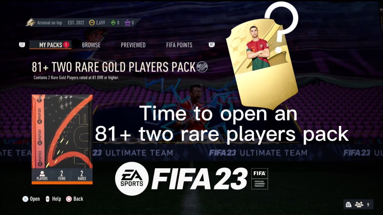 FIFA Pack opening #1: 81+ Two rare gold players pack!