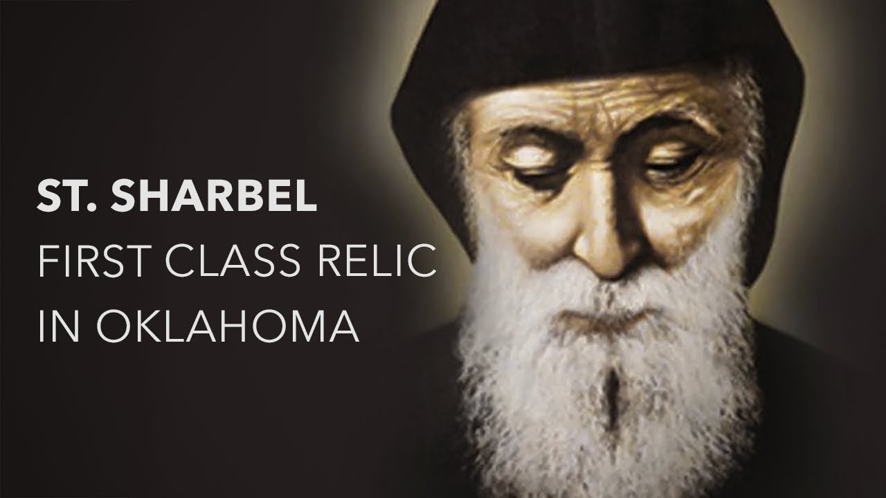 St. Sharbel First Class Relic in Oklahoma with Fr. Sean Donovan