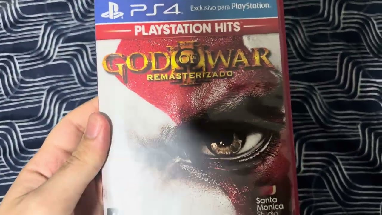 GOD OF WAR 3 REMASTERIZADO PS4 HITS UNBOXING