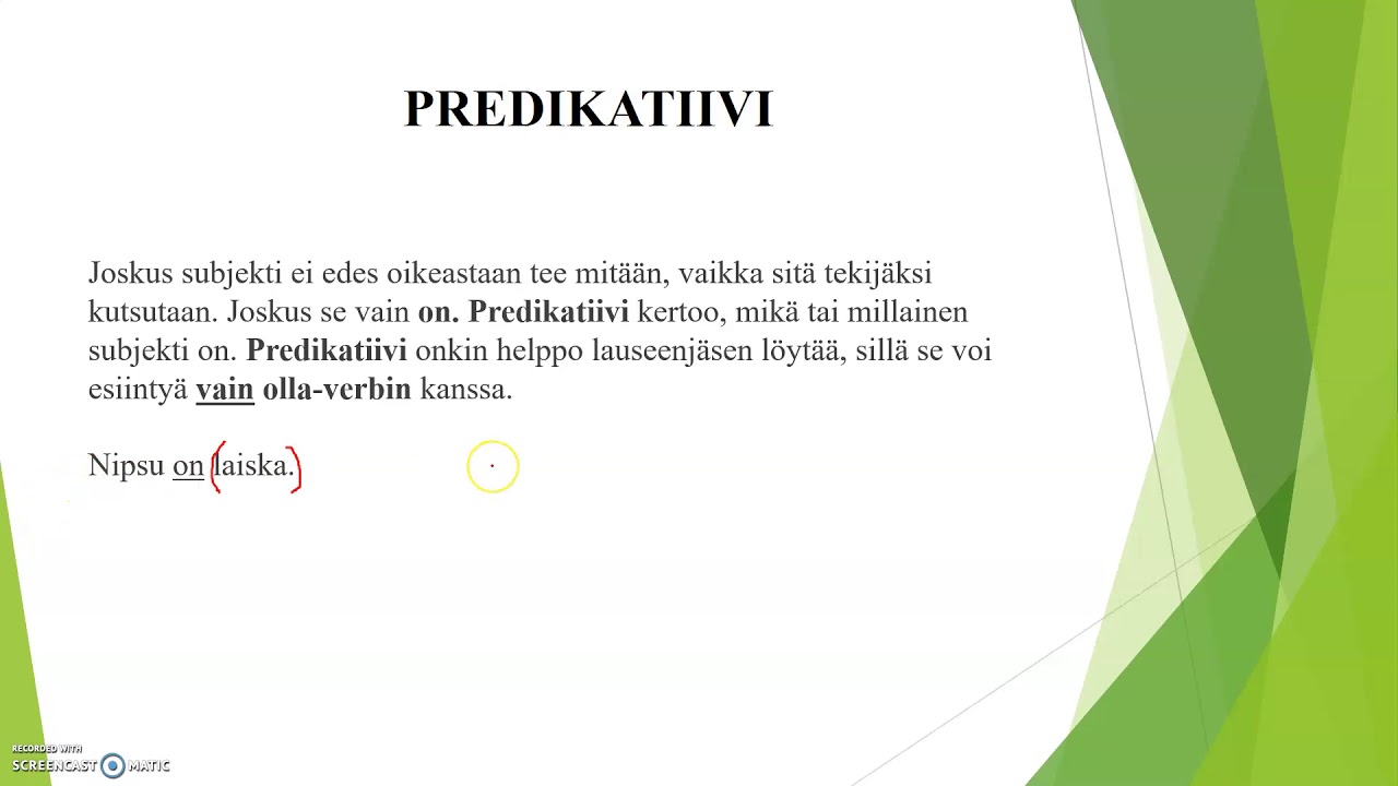Lauseenjäsennyksen perusteita