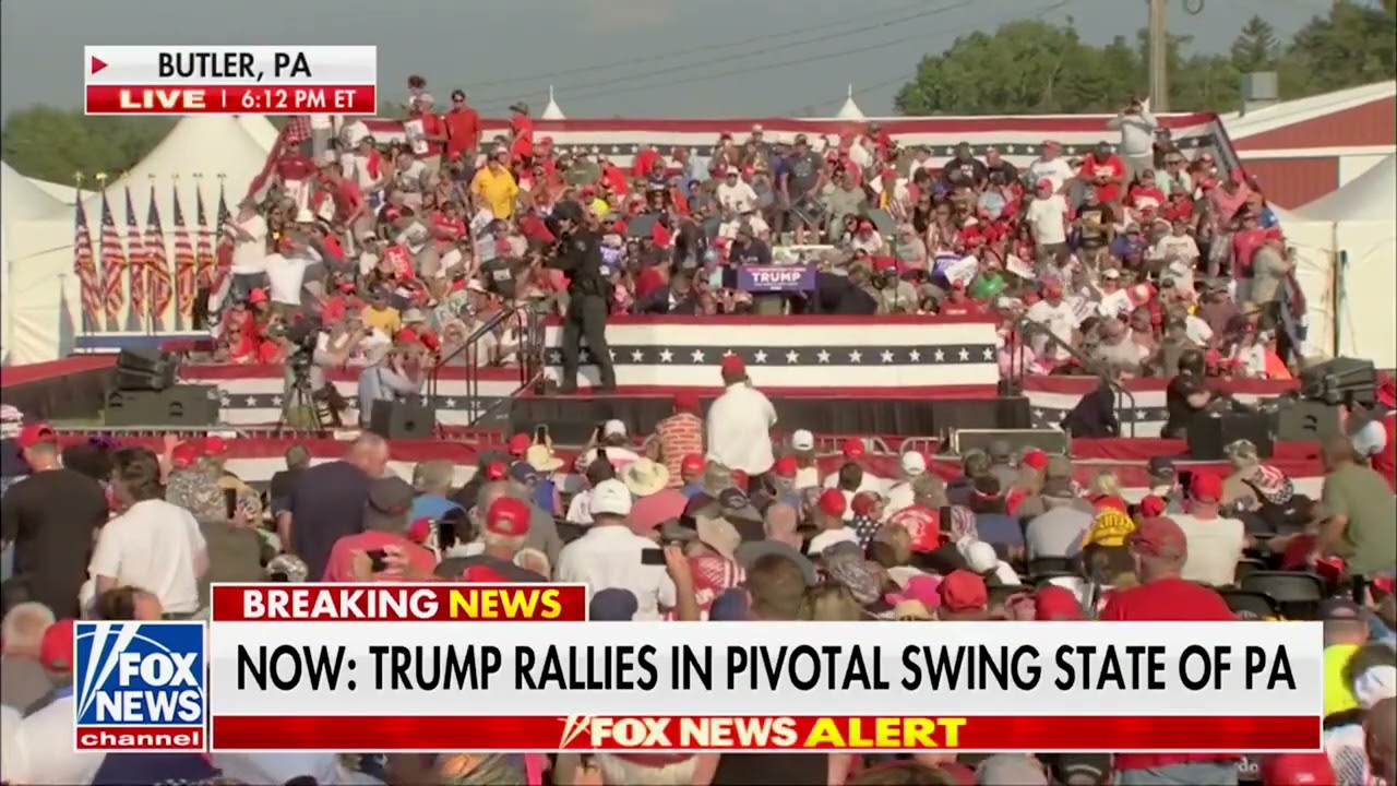 Former President Donald Trump SHOT at Rally | July 13, 2024