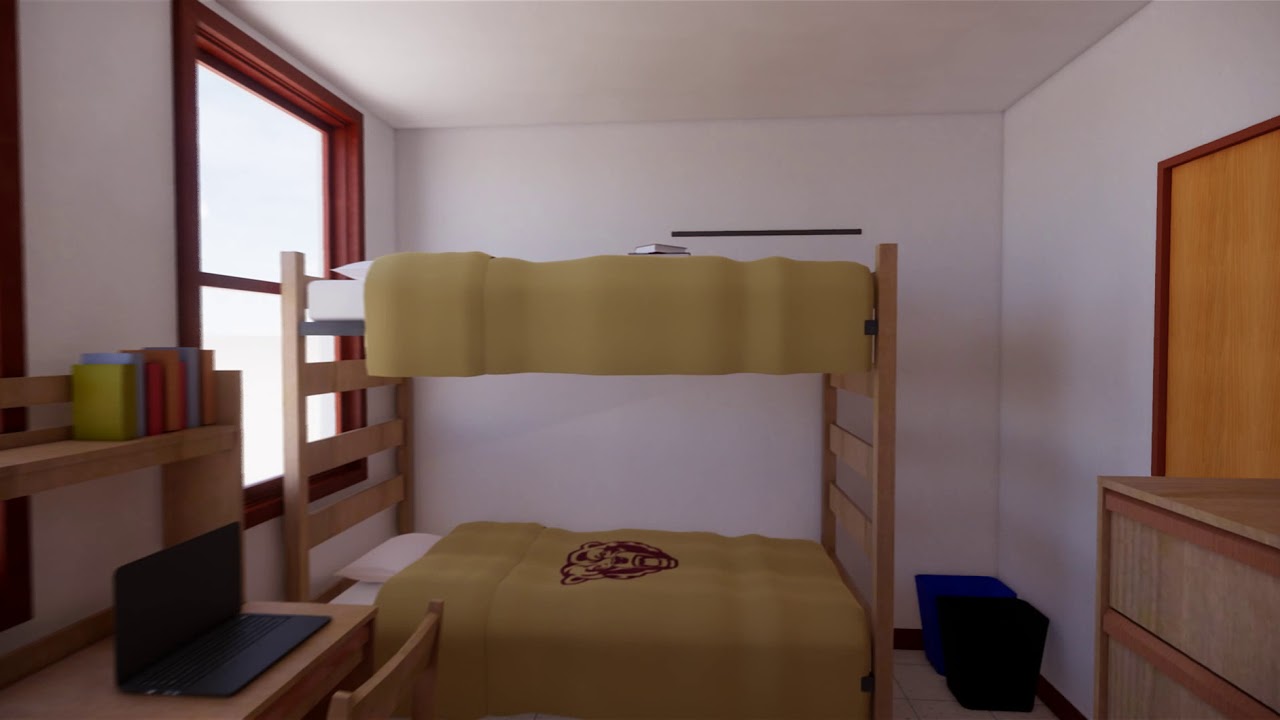 KU Residence Hall Tours - Golden Bear Village West