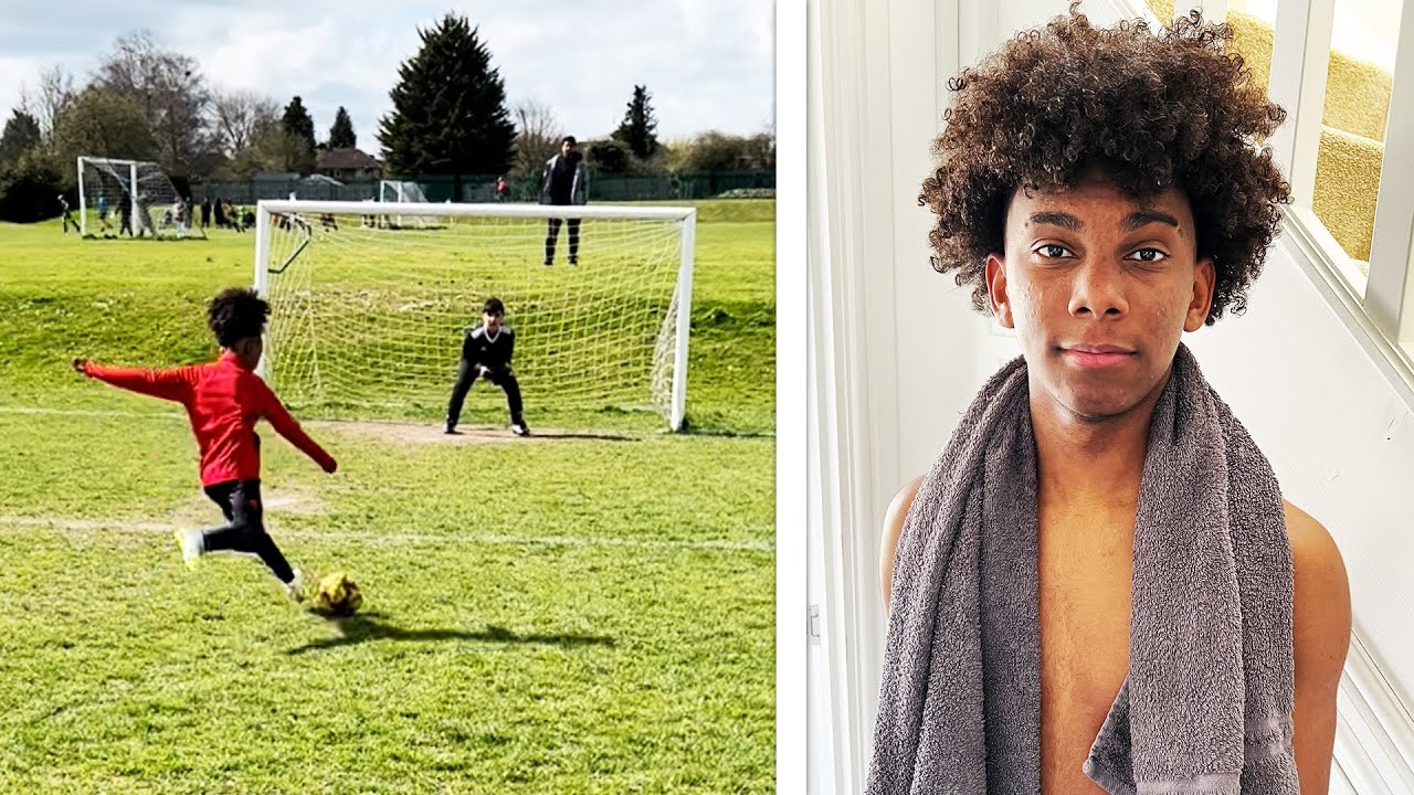 Kailem's hair routine & getting ready for Zizi's Tournament