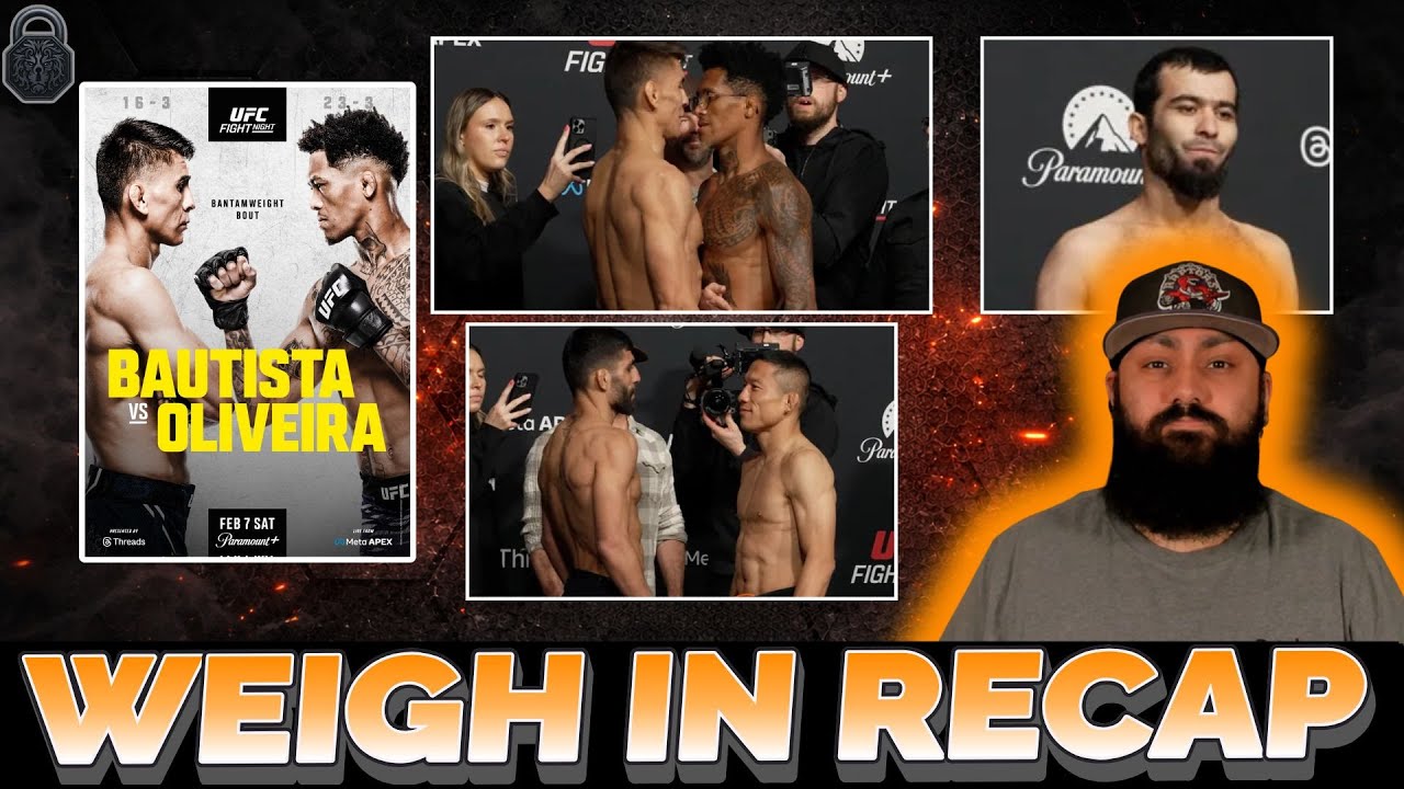 UFC Vegas 113 Weigh In Recap | Predictions and Analysis