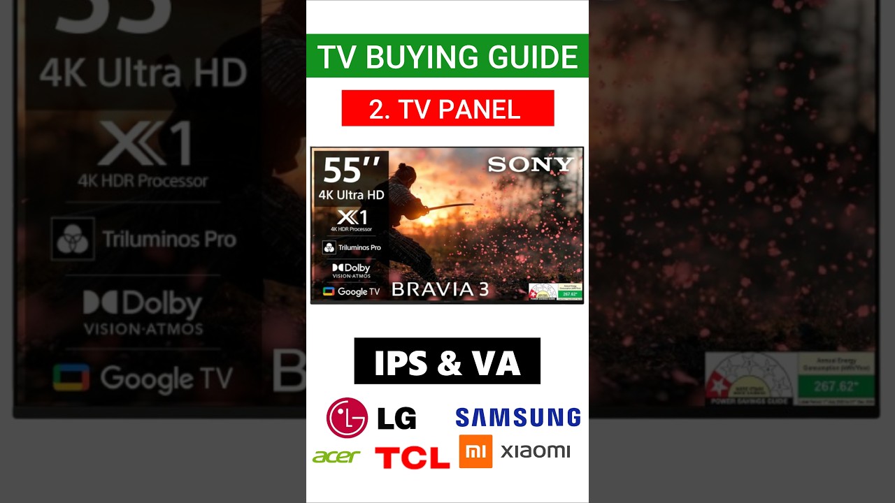 TV Buying Guide 2025 | How to select the right TV PANEL, IPS & VA 