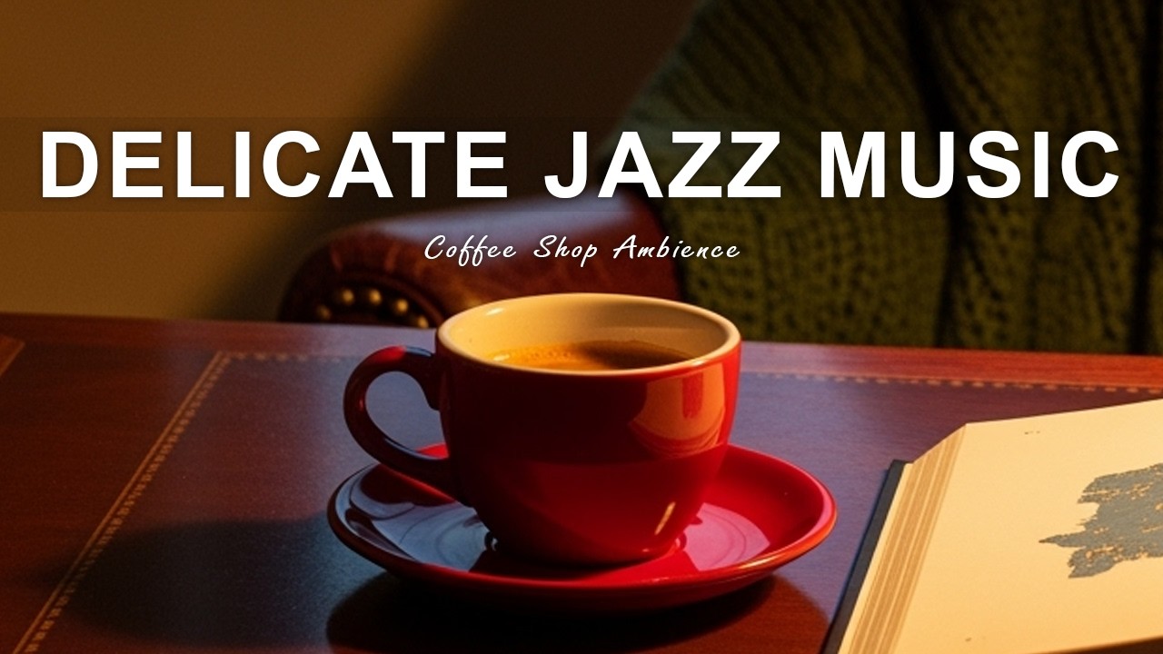 Delicate Jazz Music 🎄 Cofee Shop Ambiance Music and Sweet Jazz Cafe Music for Morning Coffee
