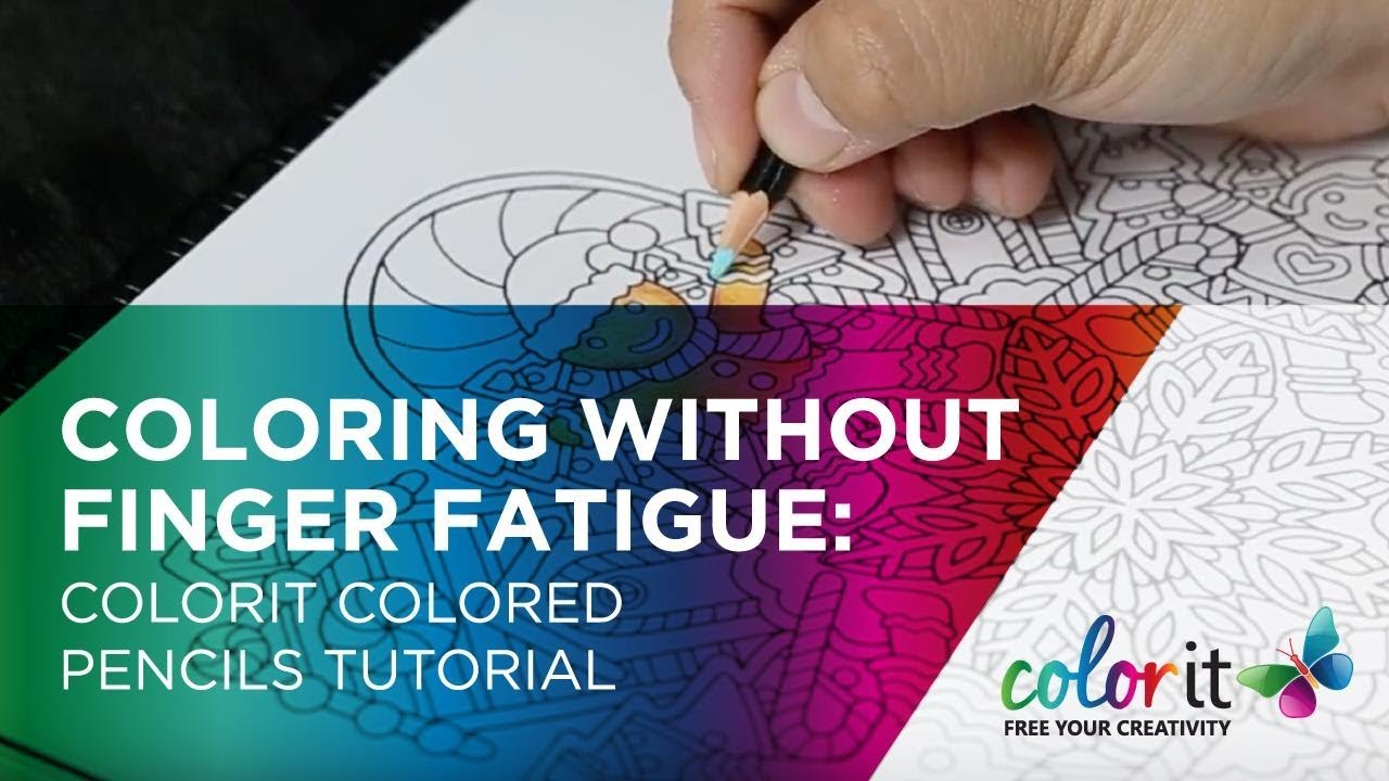 Colored Pencils Tutorial: How to Color Without Finger Fatigue