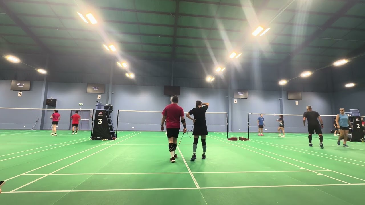 June 2025 - North Harbour Mixed Ladder - Rui Zhang & Viraf Vazifdar vs Cici Guo & Brian Jiang