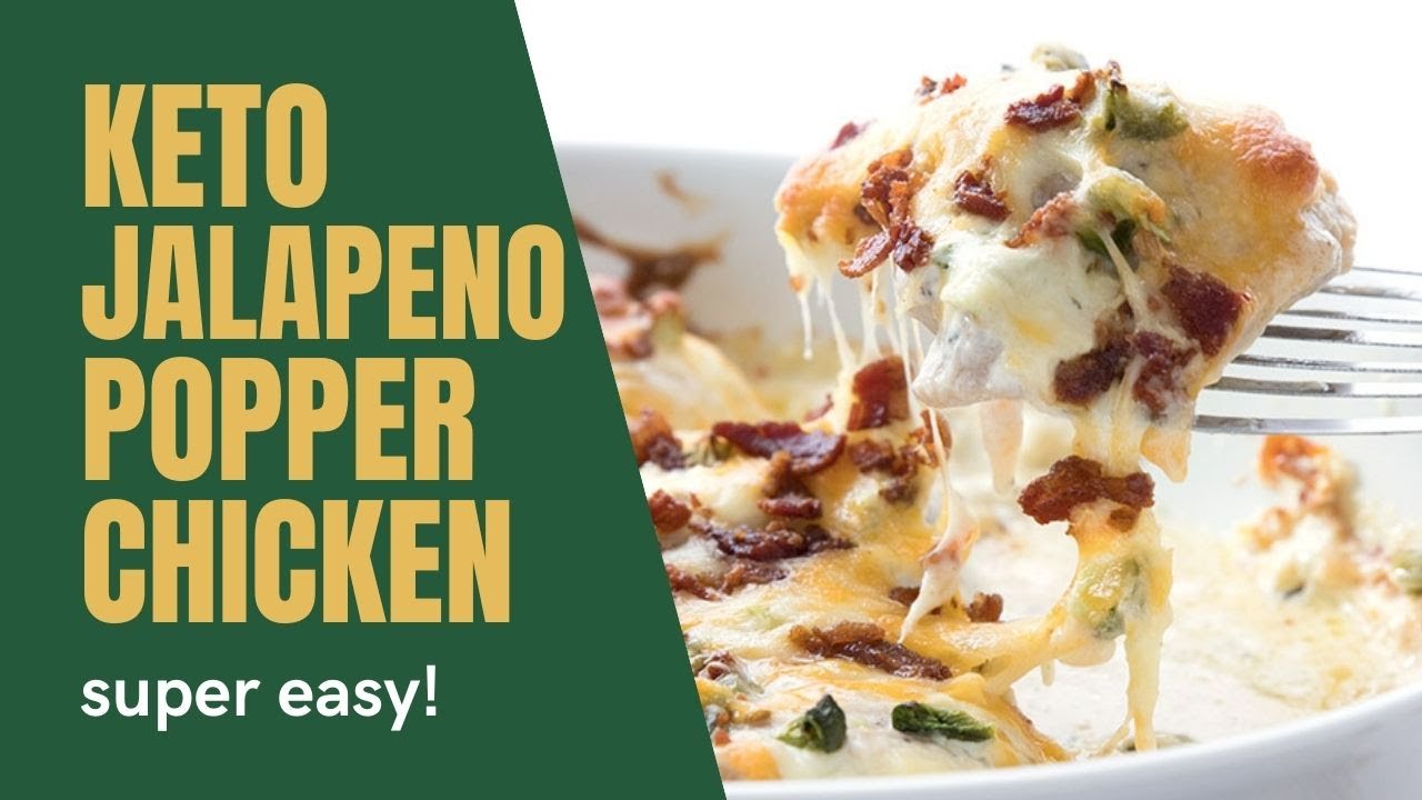 Keto Jalapeno Popper Chicken