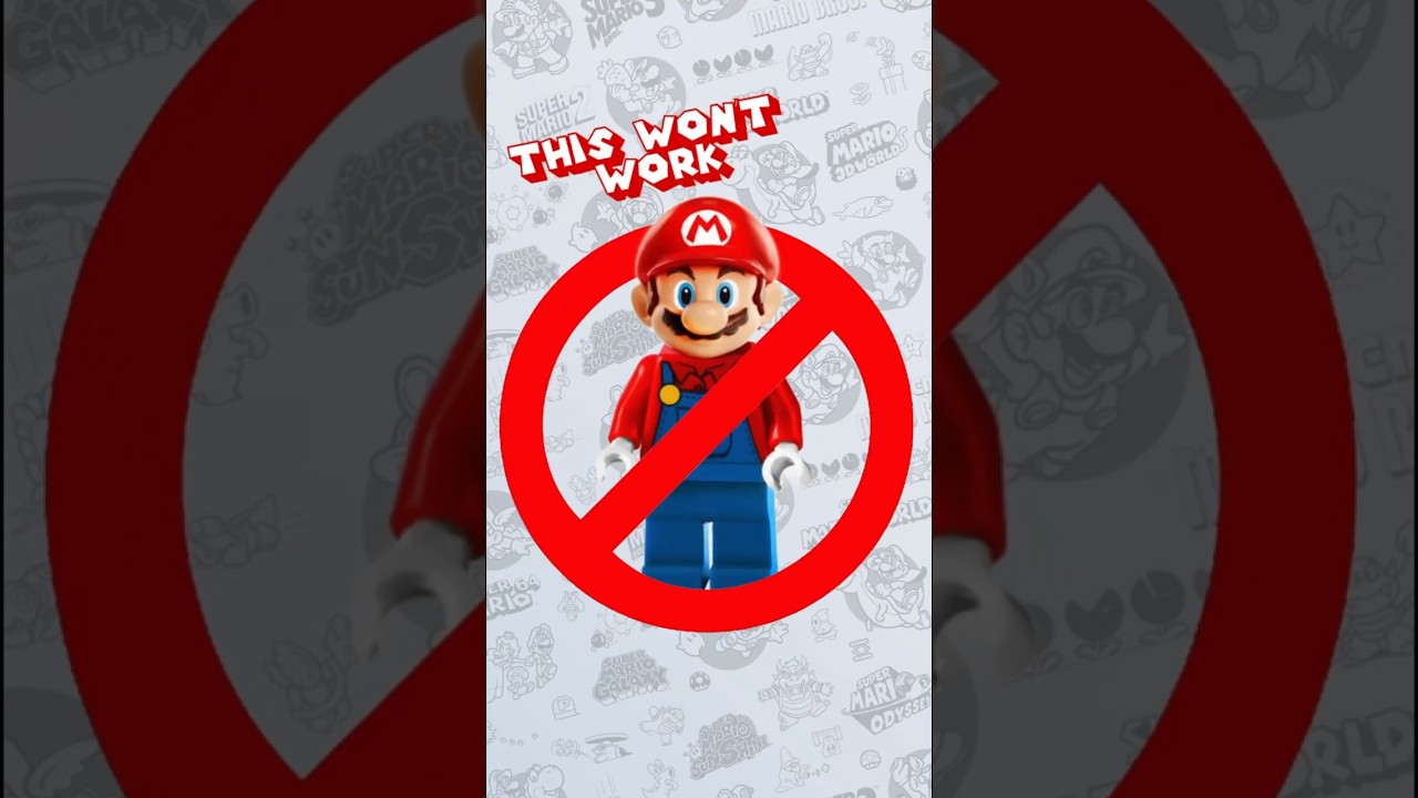 Why LEGO Should NOT Make Mario Minifigures! #lego #legomario #legonintendo #legominifigures