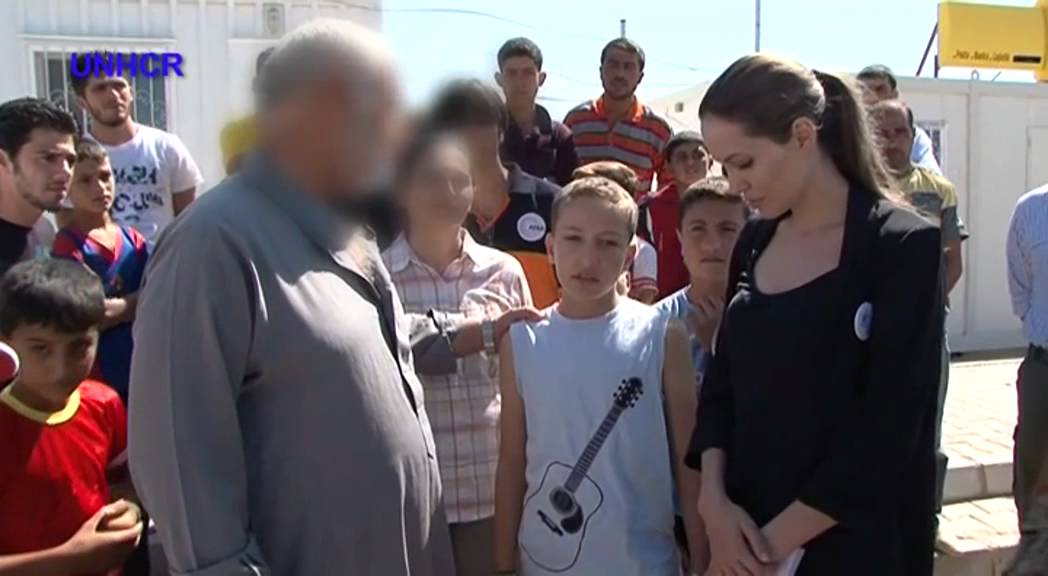 Angelina Jolie Visits Syrian Refugees in Turkey