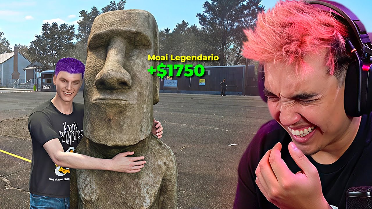 ME ENCONTRE UN MOAI EN UNA SUBASTA 🗿 Storage Hunter Simulator | Kick Stream