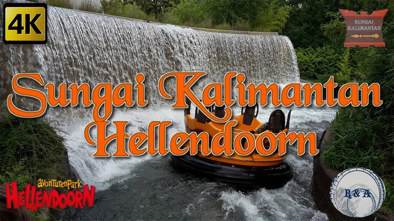 Sungai Kalimantan Wildwaterbaan onride/offride POV Hellendoorn 4K