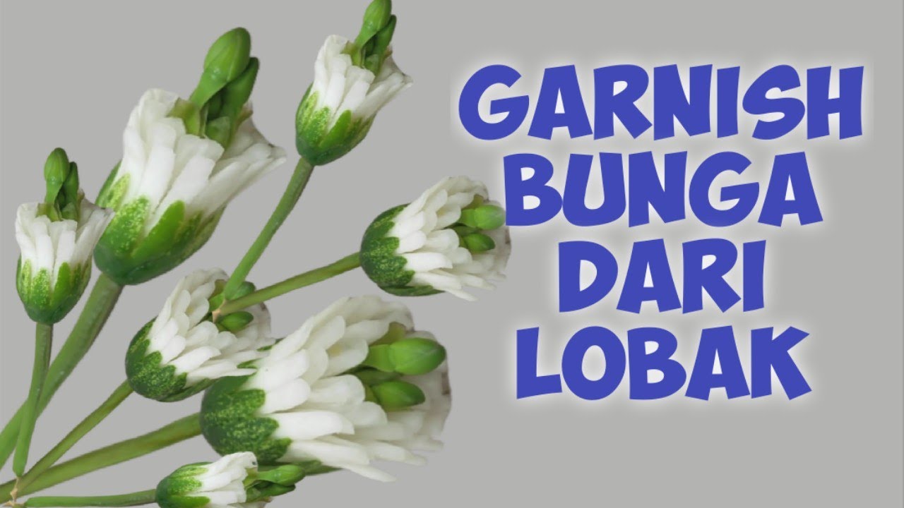 Garnish Bunga Dari Lobak