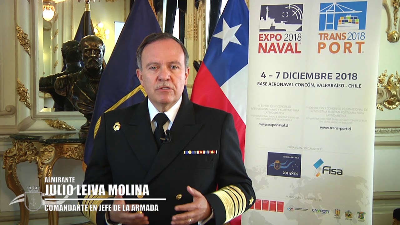 Comandante en Jefe de la Armada da la bienvenida a Exponaval 2018