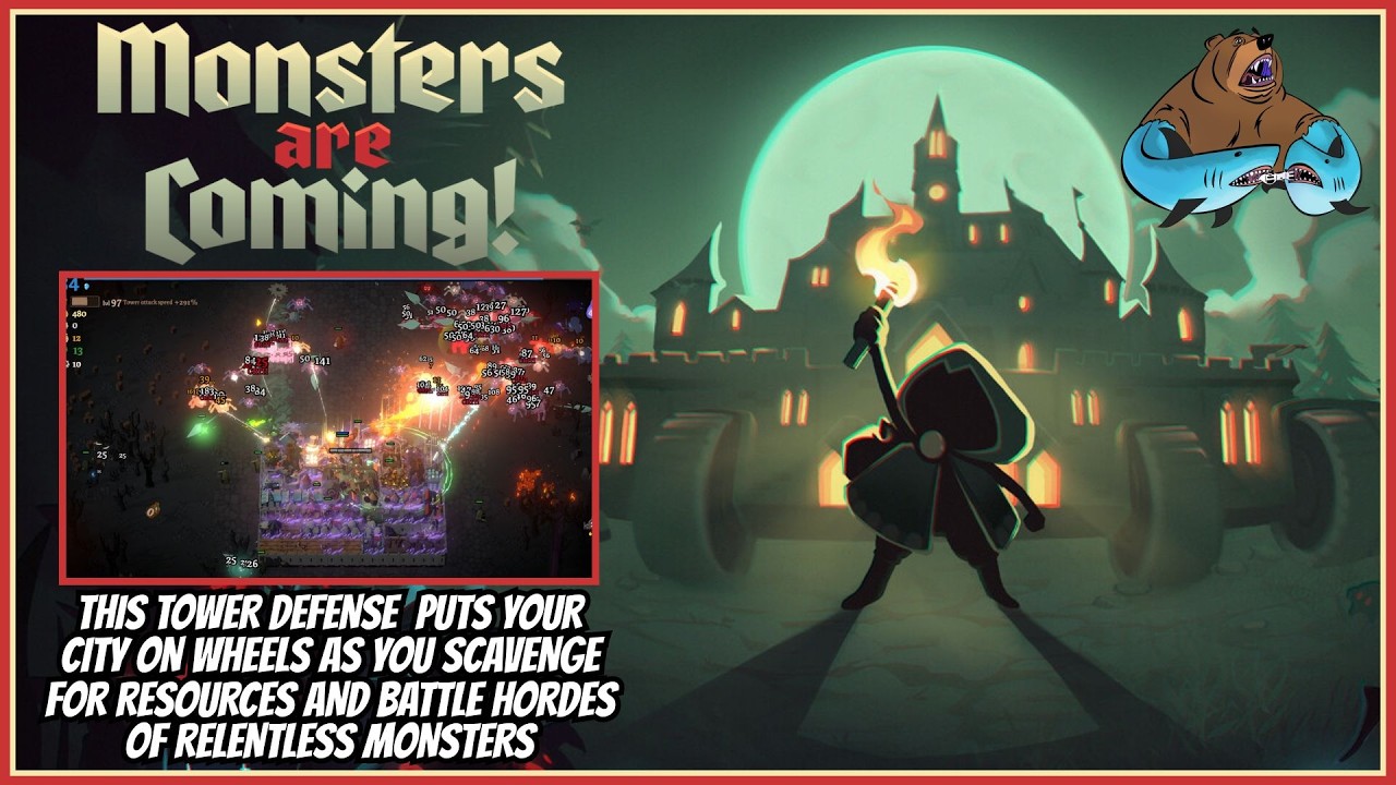 I Created A Monster City On Wheels With Stacking Health - Monsters are Coming!