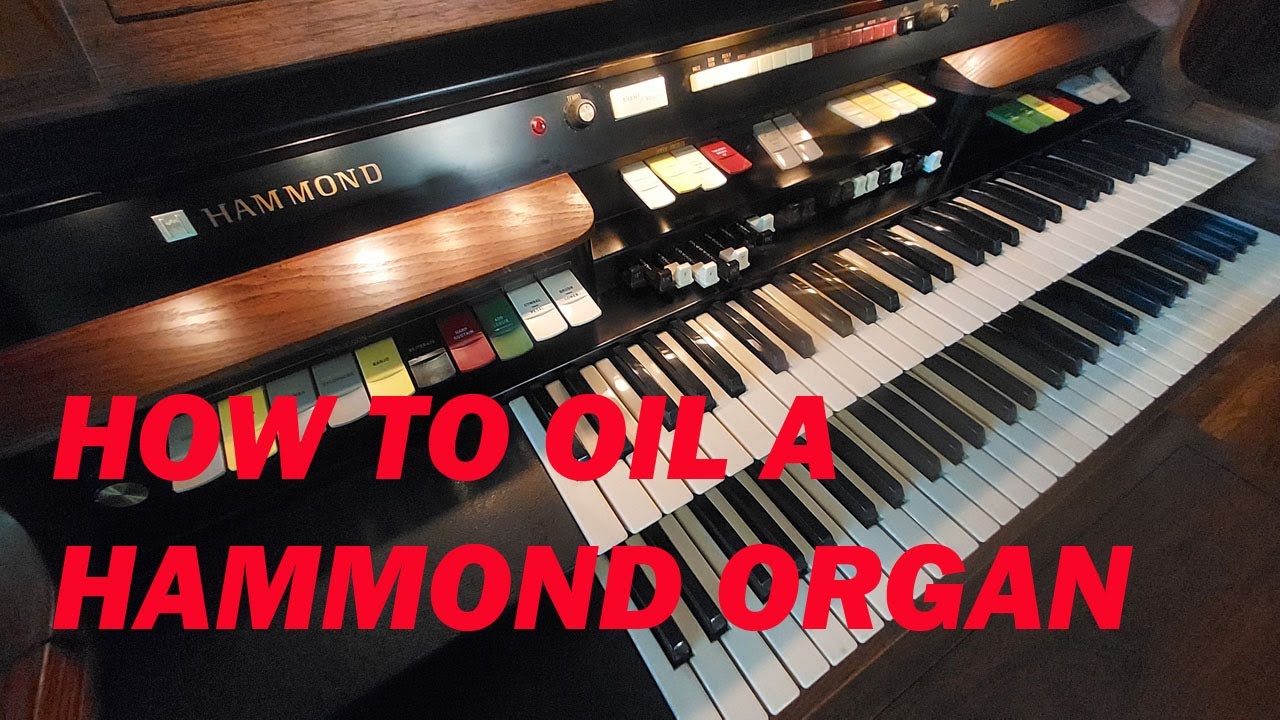 Don't Wreck your Hammond Organ! (When and How to oil it correctly)