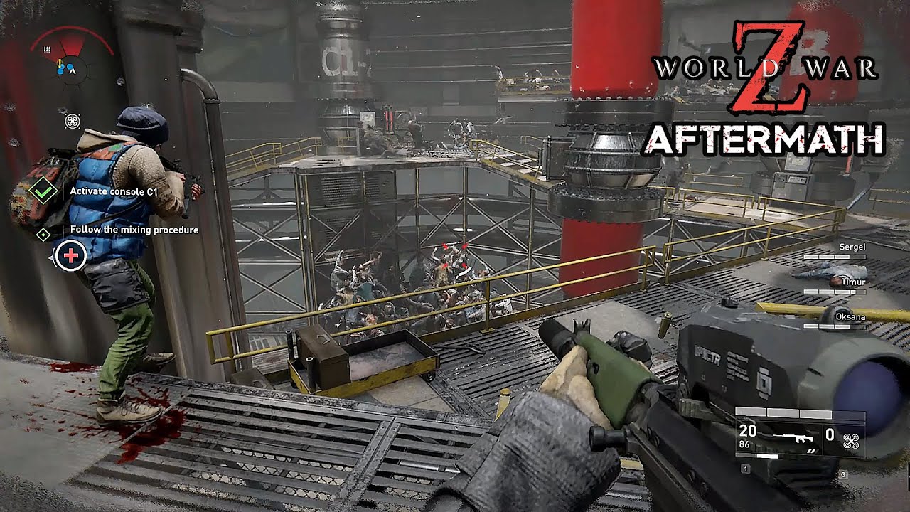 LETHAL WEAPON - WORLD WAR Z: AFTERMATH - MOSCOW - GamePlay - No Commentary (HD) (60FPS)