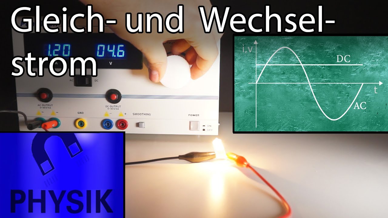 Gleichstrom vs. Wechselstrom - Was ist der Unterschied?