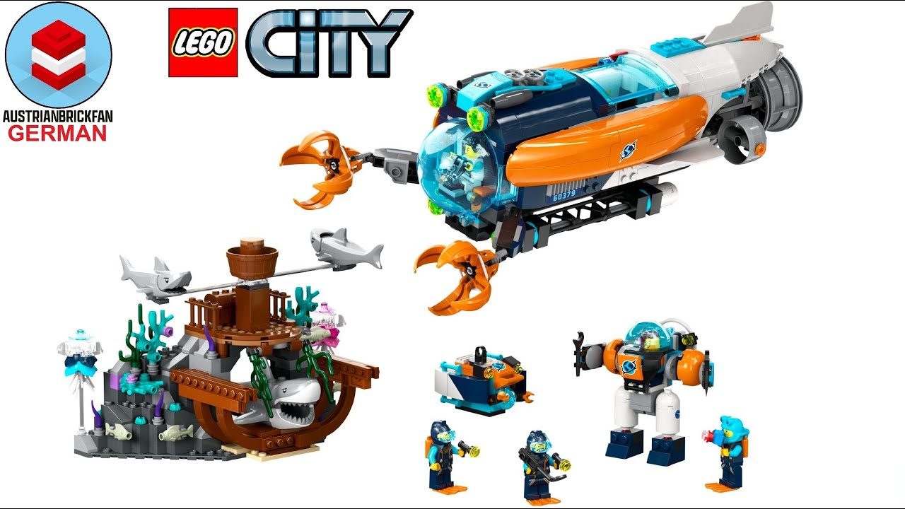 LEGO City 60379 Forscher-U-Boot - LEGO Speed Build Review