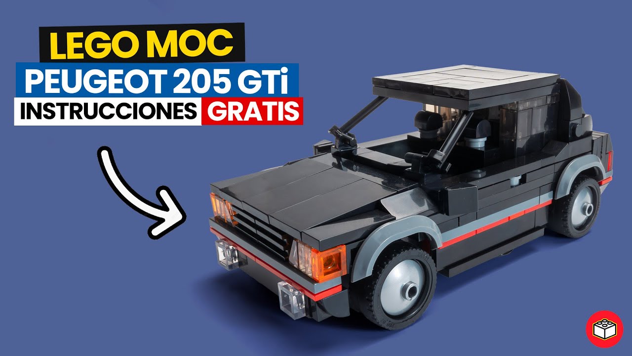 🔸 MOC Lego PEUGEOT 205 GTi ◆ 8 espacios ◆ INTRUCCIONES PDF GRATIS