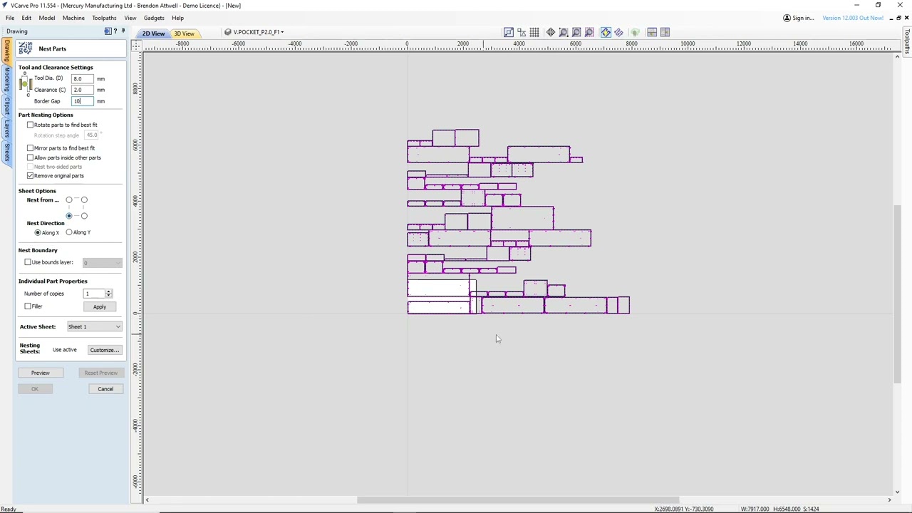 polyboard dxf import and auto toolpath