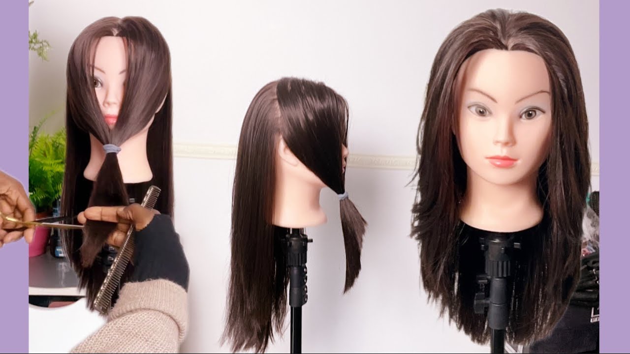 Haircut Face Framing  layers/ Coupe Dégradée Encadrant le visage 