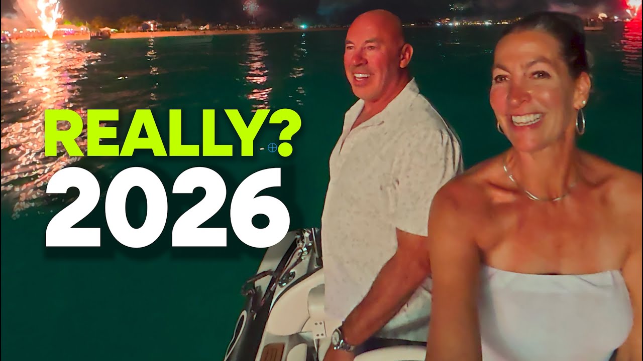 Ring in the New Year… with a Dinghy Disaster & Fire Scare | Nordhavn 55 Boat Life