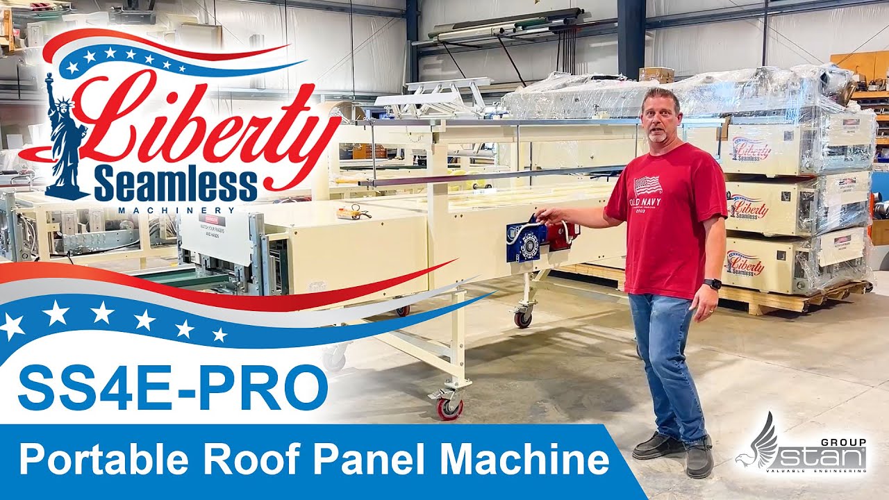 Portable Roll Forming Roof Panel Machine SS4E-PRO