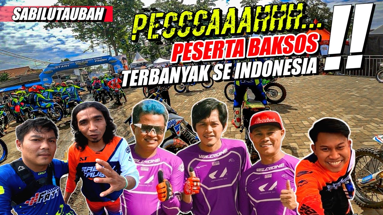 BAKSOS TRAIL SABILUTAUBAH GUS IQDAM ‼️ PESERTA BAKSOS TERBANYAK SE INDONESIA #1