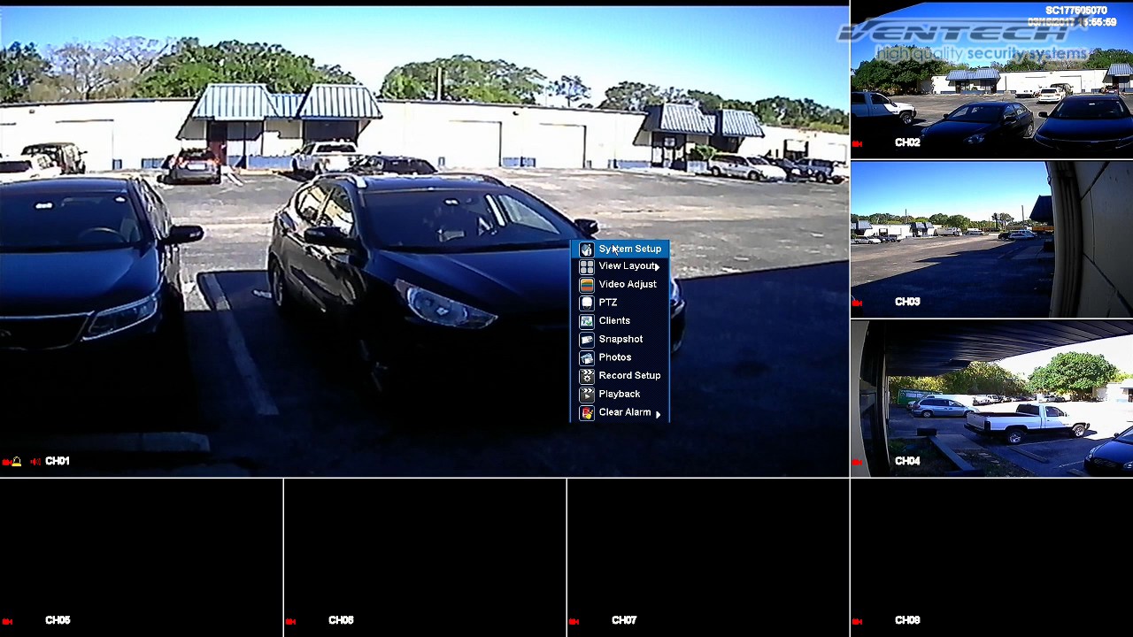 CCTV- VENTECH 960H FULL D1 DVR Initial Setup Guide/ Overview NVSIP