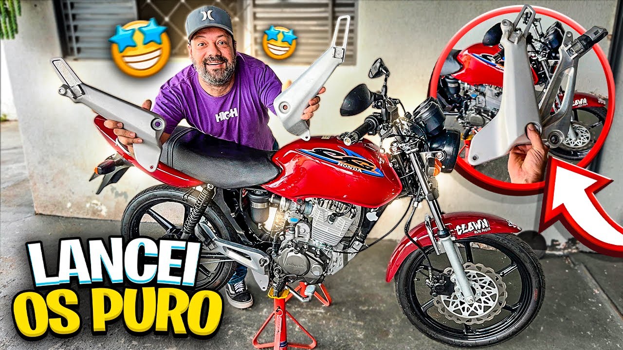 COLOQUEI BACALHAU ORIGINAL HONDA NA MINHA TITAN 2000 KS [ RETIREI OS DE 150 ] 🤩