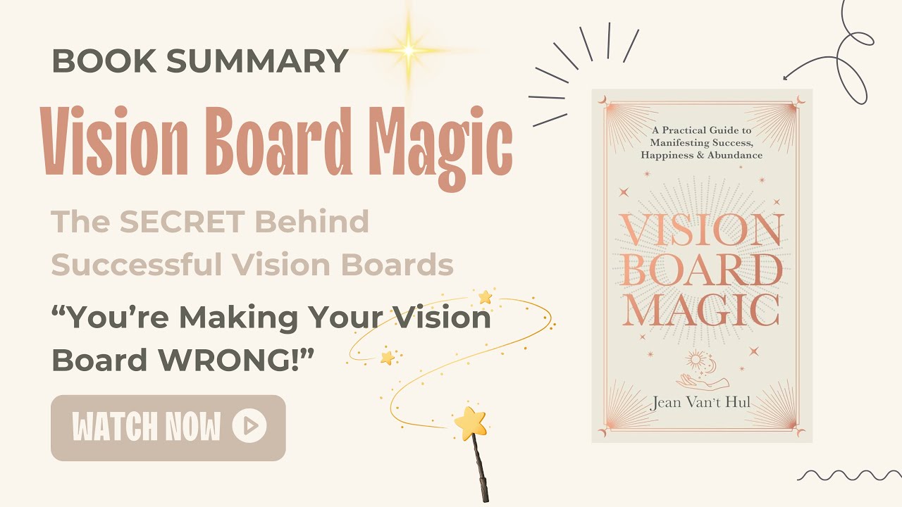 Vision Board Magic Book Summary | How to Manifest Your Goals in 2026