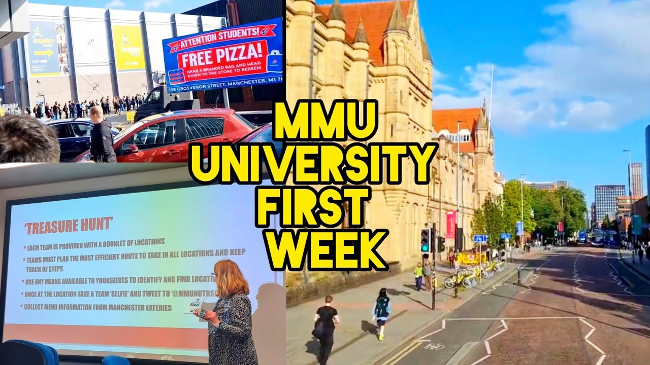 My first day at UNI / MMU vlog / Induction week routine