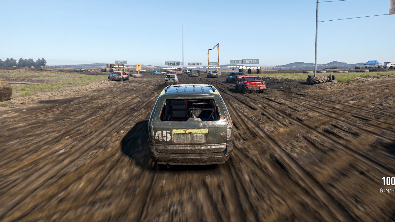Wreckfest 2 Mud Race 4K
