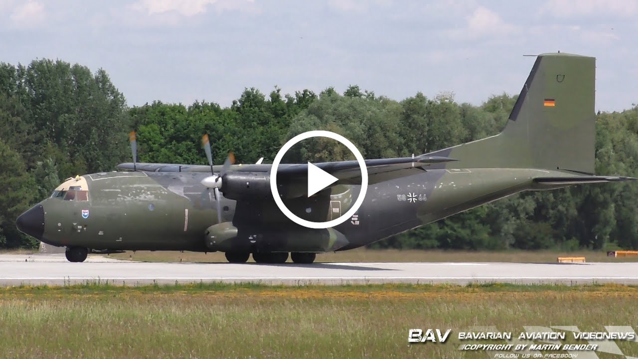 Transall C-160D - German Air Force 50+66 - takeoff at Manching Air Base