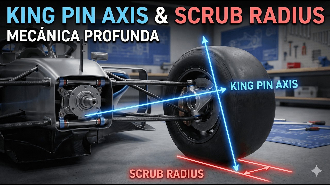King Pin Axis y Scrub Radius. Introducción a la Geometría de Suspensión #2