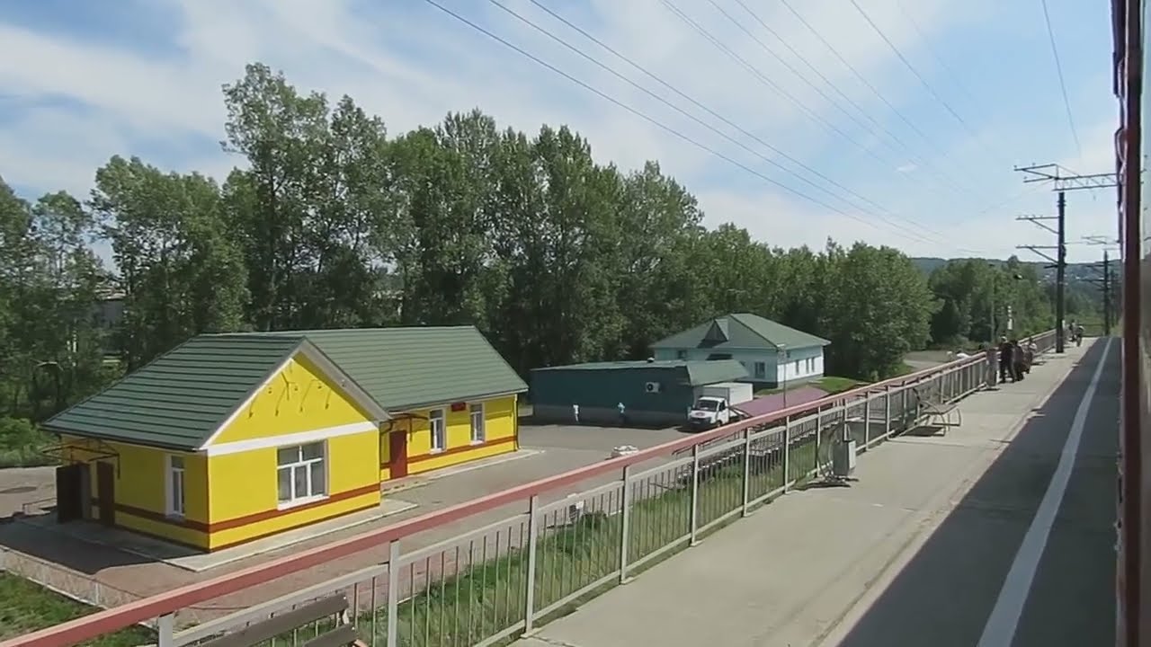 Новокузнецк - Междуреченск-Город из окна электропоезда