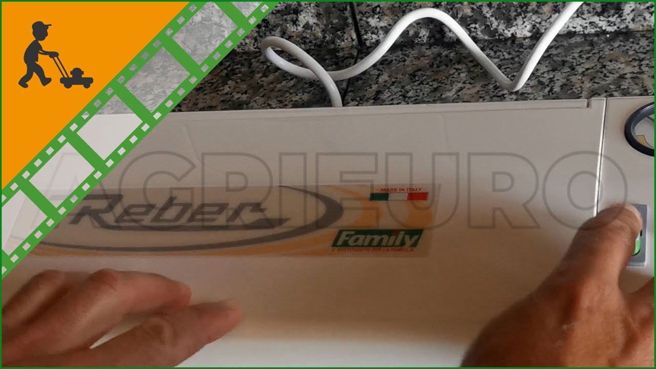 Macchina sottovuoto automatica Reber FAMILY 9700 N: funzionamento del vuotometro professionale