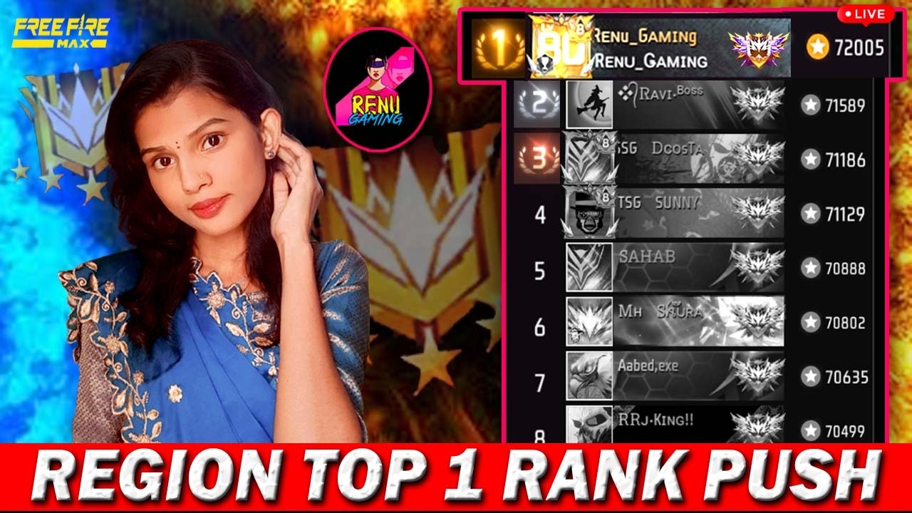 🔴[Live Free Fire New Rank Season Rank Push Live !! -  Girl Streamer#freefire  #live #shortslive