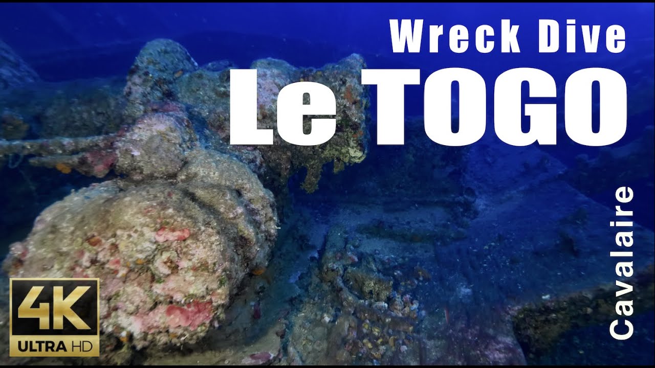 Plongée sur l'épave du TOGO - Cavalaire VAR (wreck dive)