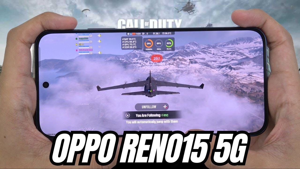OPPO RENO 15 5G Test Game Call of Duty Warzone Mobile | Snapdragon 7 Gen 4