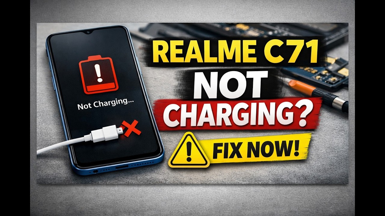 REALME C71 NOT CHARGING