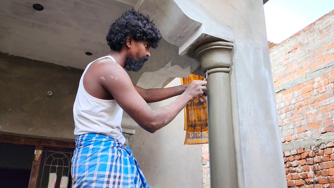 WoW Impressively Awesome Design! Arch pillar design-House Front Arch Design Design Plastering Work