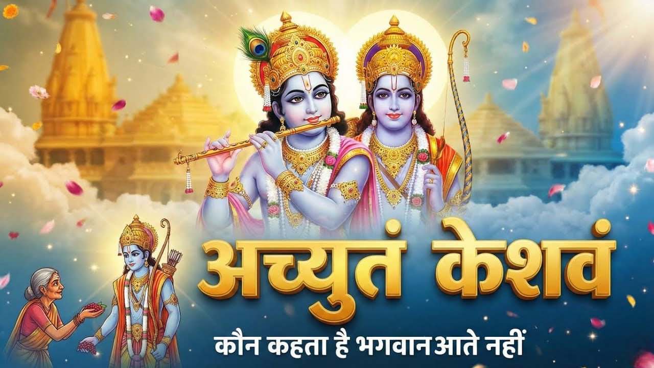 अच्युतं केशवं - कौन कहता है भगवान आते नहीं Achyutam Keshavam - Kaun Kehta Hai Bhagwan Aate Nahi 🎶