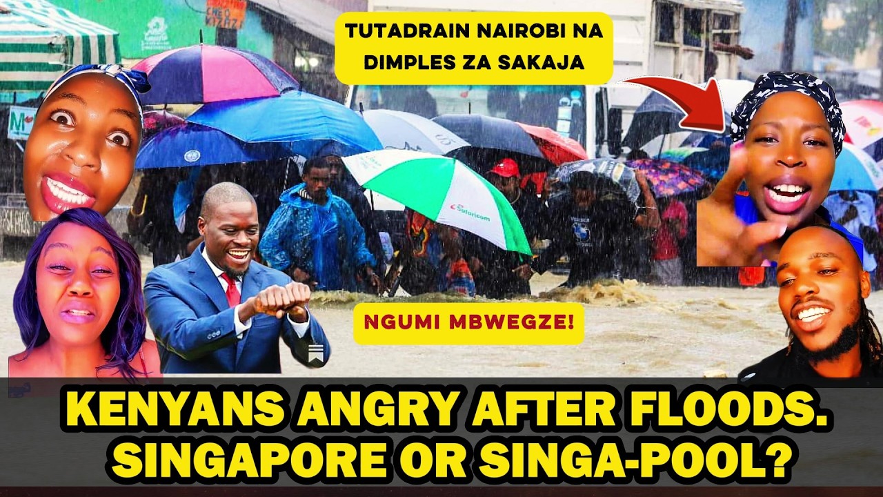 Kenyans' Hilarious Reactions To Nairobi Floods. 