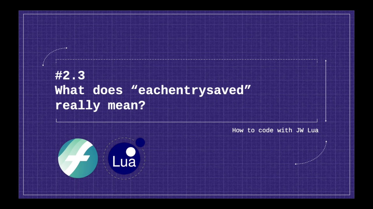 JW Lua 2.3: What does 